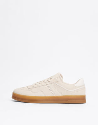 Tommy Jeans - The Greenwich - Sneaker aus Wildleder in Weiß-Neutral