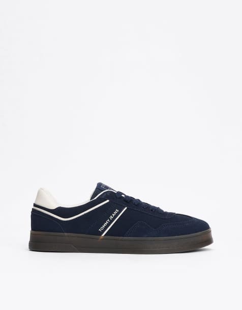 Tommy Jeans The greenwich suede trainers in multi - view 1