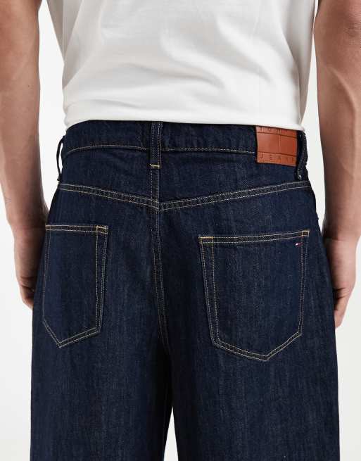 Tommy Jeans Theo baggy denim shorts in dark wash blue, 6 of 6