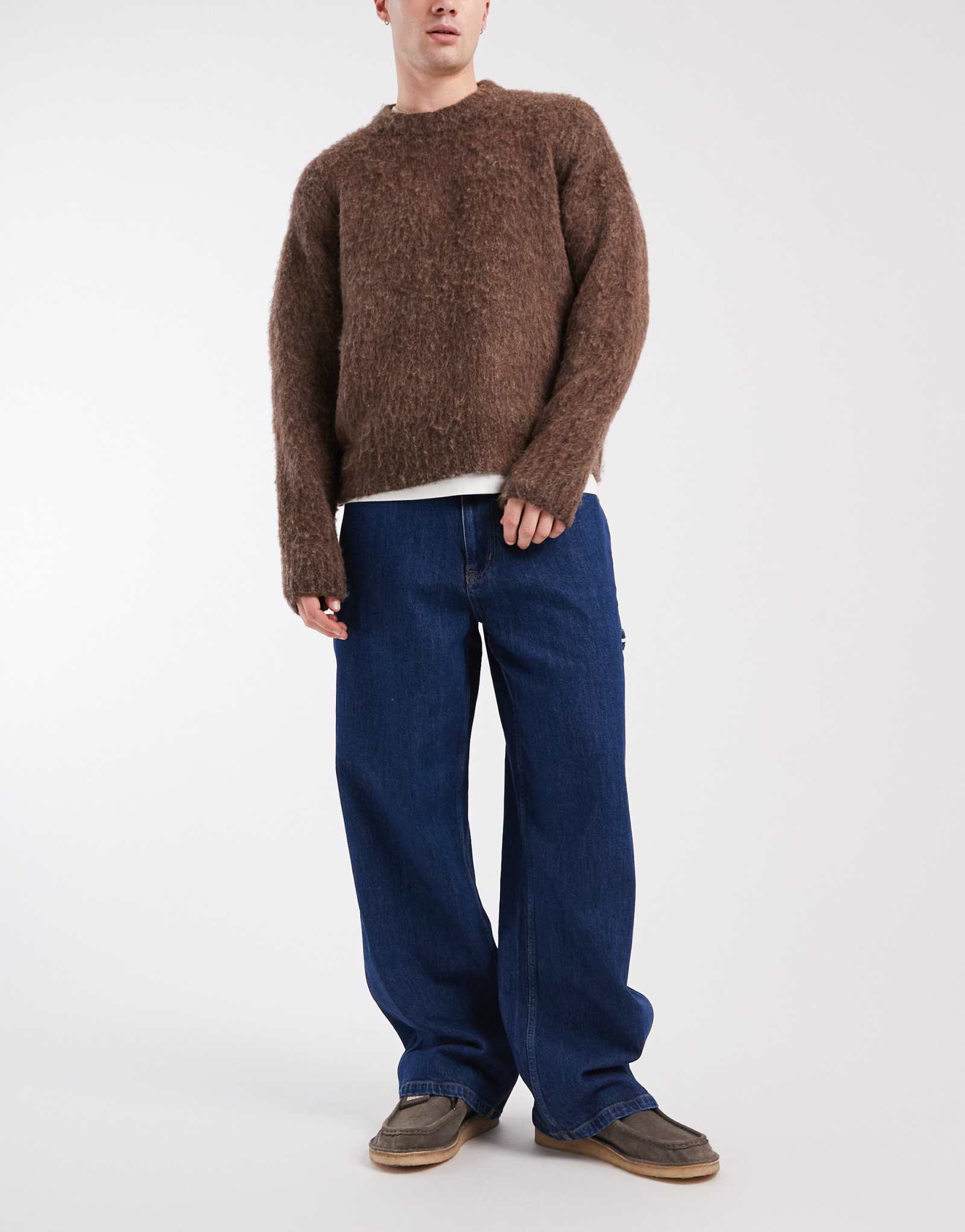 Джинсы Tommy Jeans Theo - мешковатые джинсы темно-синего цвета 