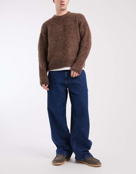 Tommy Jeans Theo baggy jeans in dark wash blue 