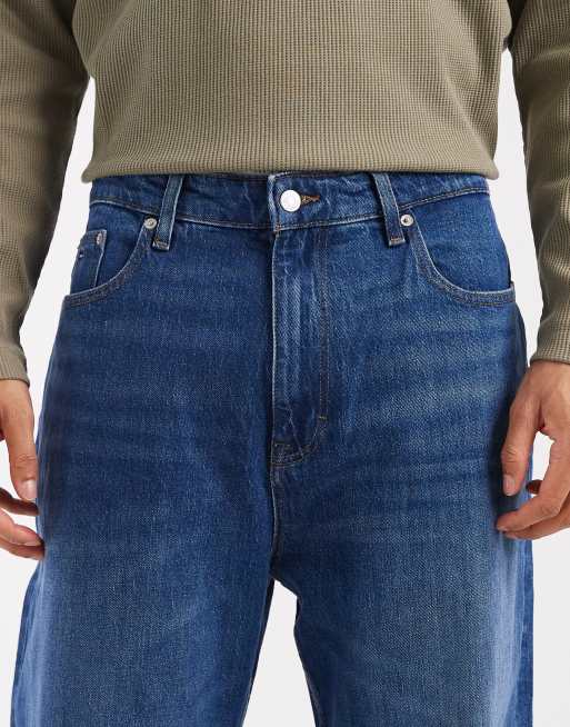 Tommy Jeans Theo baggy jeans in dark wash blue, 5 of 5