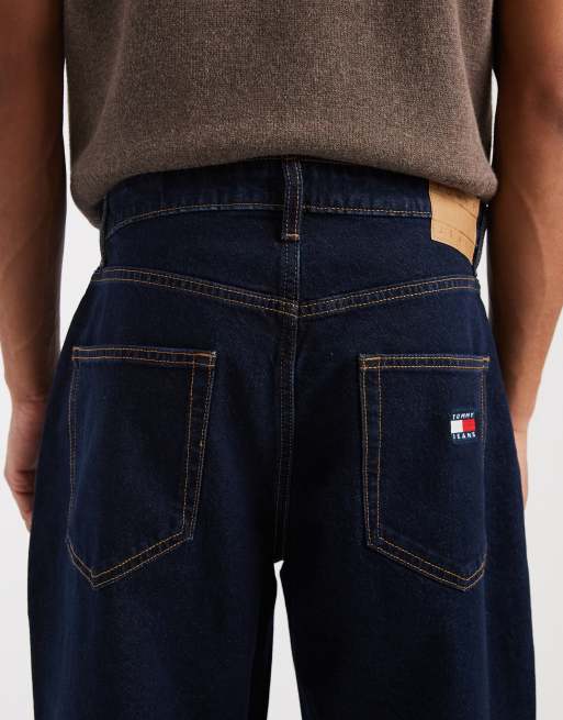 Tommy Jeans Theo baggy jeans in dark wash blue, 4 of 5