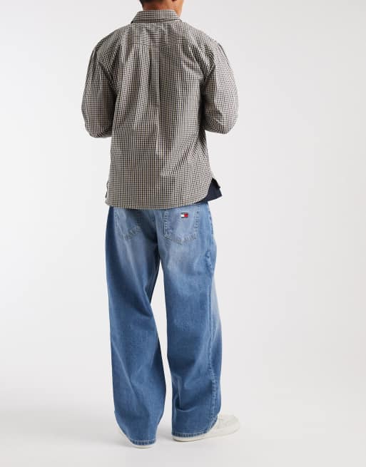 Tommy Jeans Theo baggy jeans in mid wash blue, 3 of 6