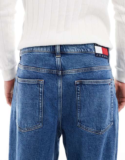 Tommy Jeans Theo baggy jeans in mid wash, 4 of 5