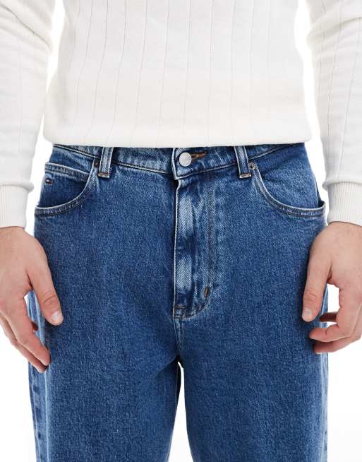 Tommy Jeans Theo baggy jeans in mid wash, 5 of 5