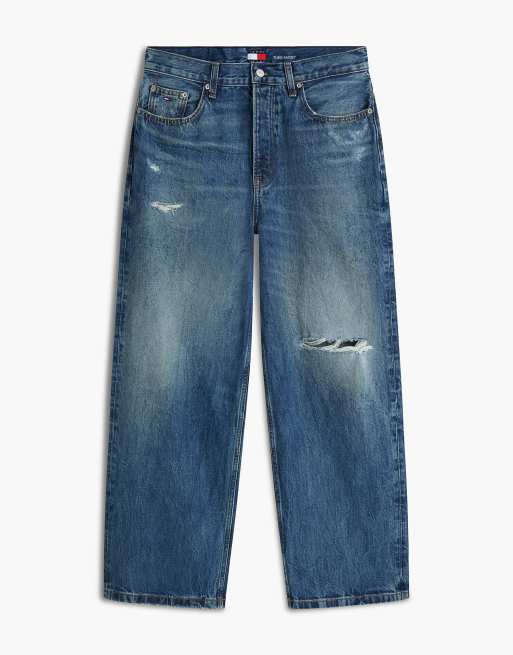 Tommy Jeans Theo distressed loose jeans in blue, 5 of 6