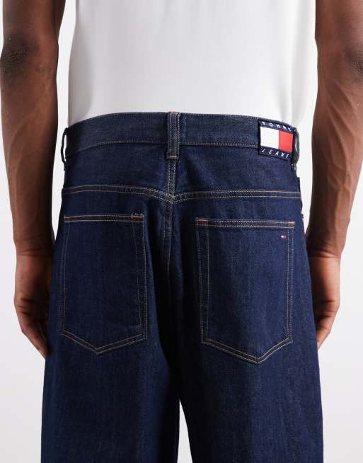 Tommy Jeans - Theo - Jean baggy à revers - Délavage foncé, 4 de 5
