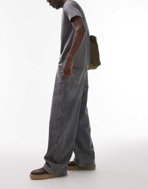 Tommy Jeans - Theo - Jeans ampi lavaggio grigio con bandiera sulla tasca, 3 di 5