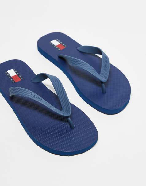 Tommy Jeans thongs in blue - view 1