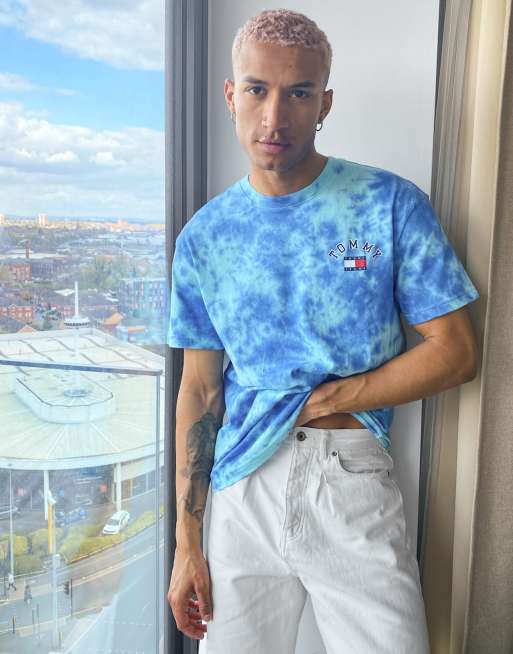 Tie dye tommy store hilfiger shirt