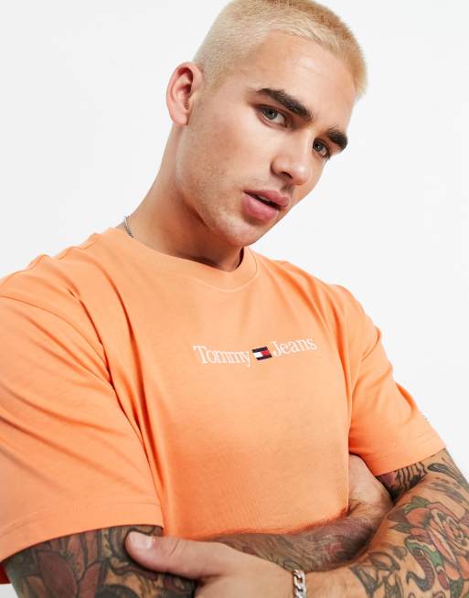 Orange tommy hot sale shirt