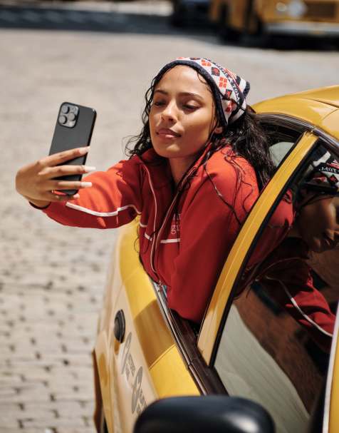 Tommy Jeans tommy girl fair isle knit bandana in multi - view 1