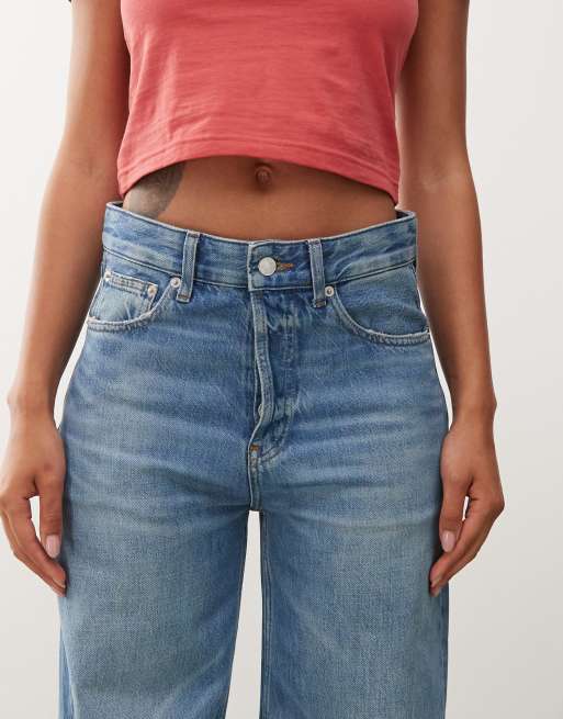 Tommy Jeans tommy girl relaxed star jeans in dark wash