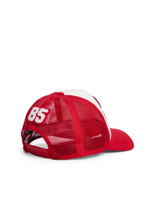 トミーガール トラッカーキャップ Tommy Jeans tommy girl trucker cap in red | ASOS