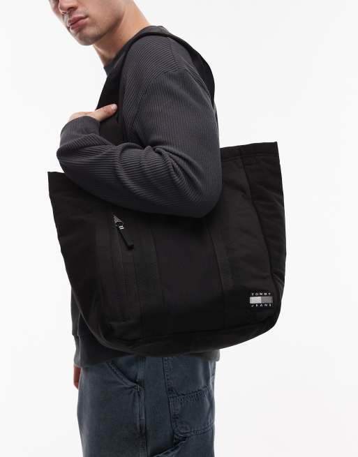 Tommy Jeans – Tragetasche für den Alltag in Schwarz