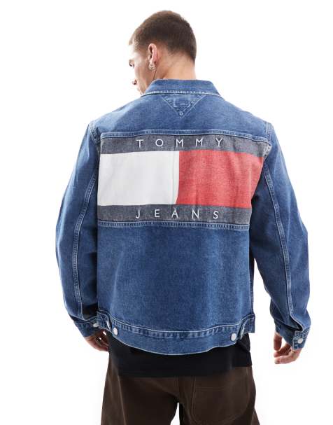 Tommy Jeans – Trucker-Jeansjacke in mittlerer Waschung - view 1