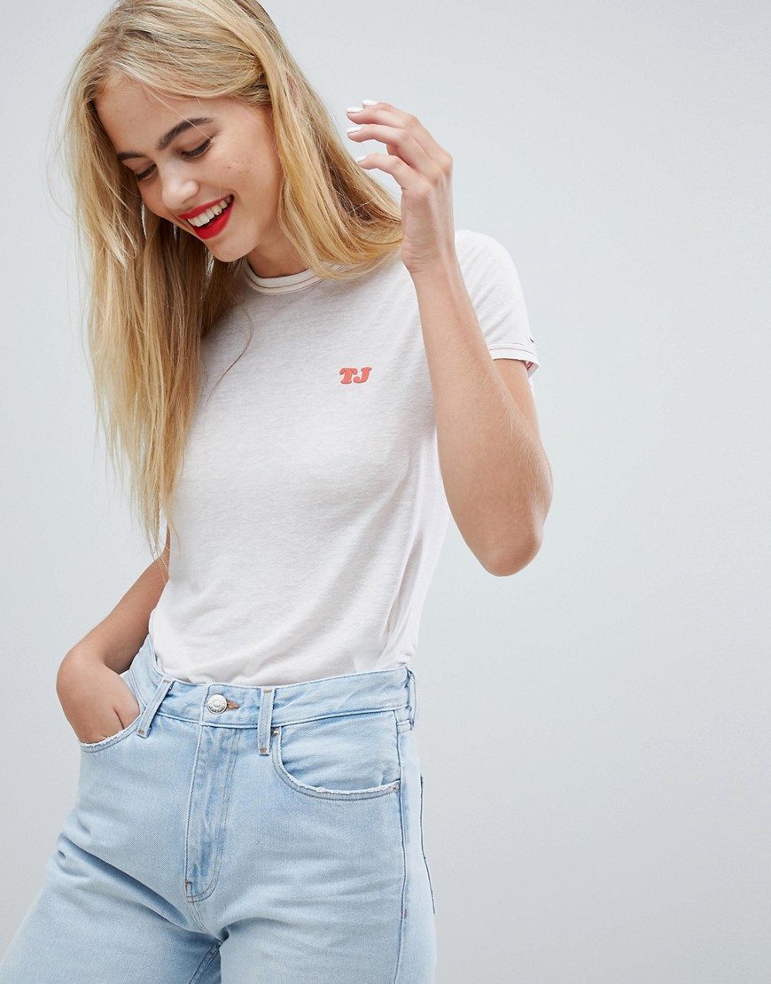 Tommy Jeans - Tætsiddende jeans med logo-Hvid