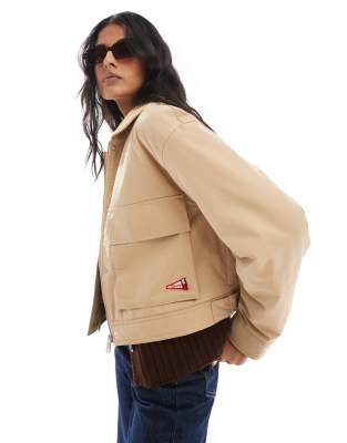 Tommy Jeans Twill Worker Jacket With Corduroy Collar