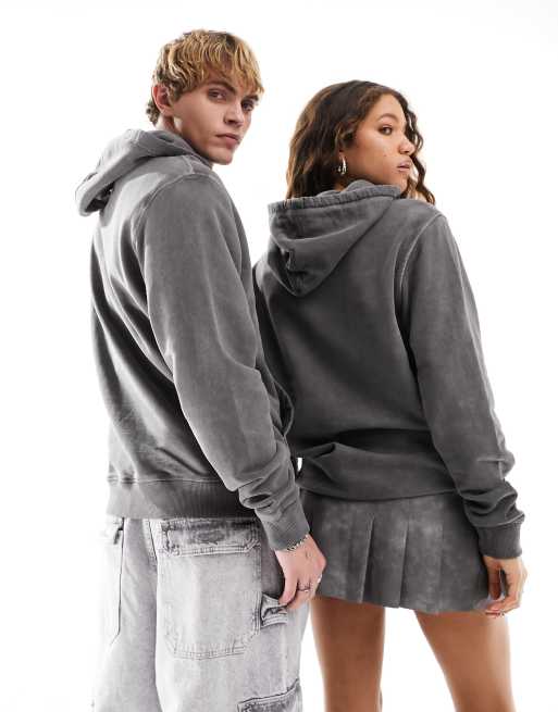 Tommy Jeans unisex arch logo hoodie in grey