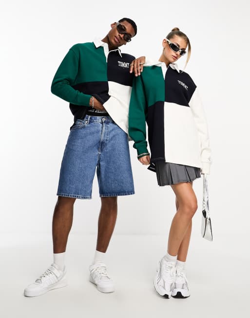 Tommy jeans colorblock rugby shirt outlet