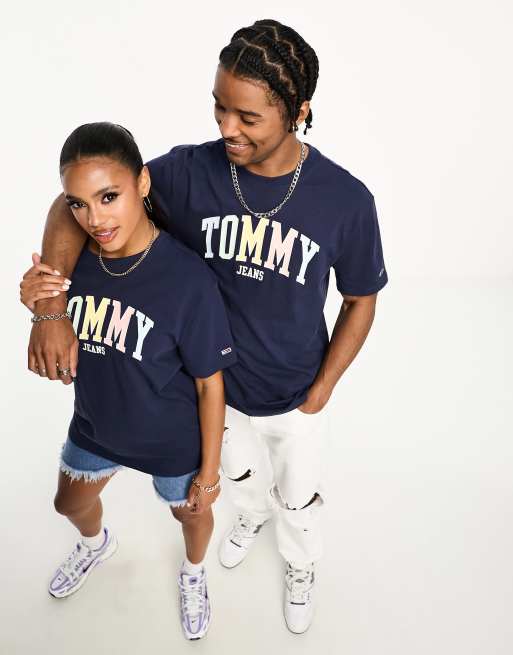 Tommy jeans cheap t shirt navy