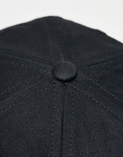 Tommy Jeans unisex linear logo sport cap in black | ASOS