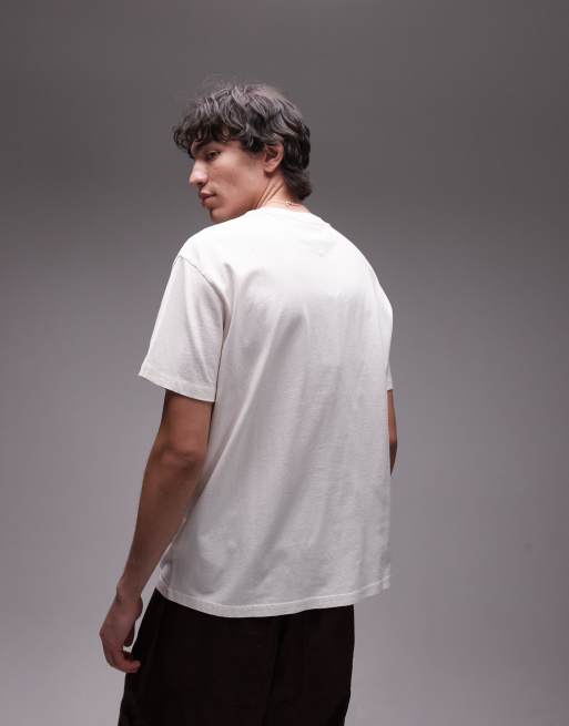 Tommy Jeans – Unisex – T-Shirt in Weiß mit Beach-Club-Grafik, 3 von 4