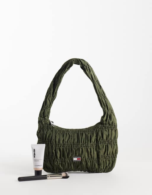 Tommy Jeans urban schoudertas in kaki, 2 van 4