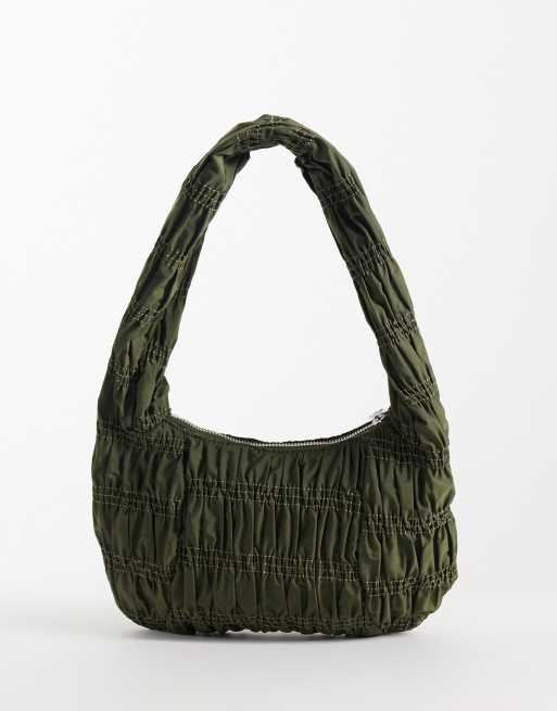 Tommy Jeans urban shoulder bag in khaki, 4 of 4