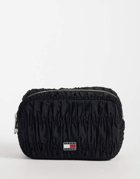 Tommy Jeans urban washbag in black - view 1
