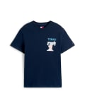 [Tommy Jeans] Tommy Jeans usa script back print t-shirt in navy Chest 44 Dark Night Navy