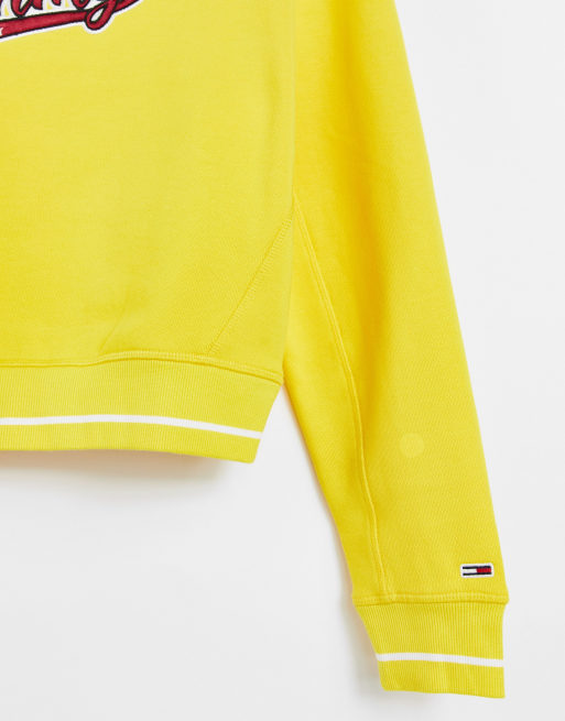 Yellow tommy best sale jeans sweater