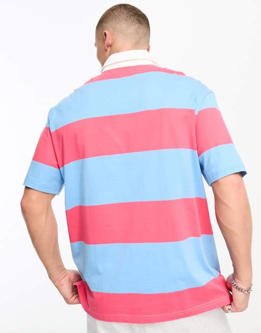 Tommy jeans vertical store stripe polo shirt