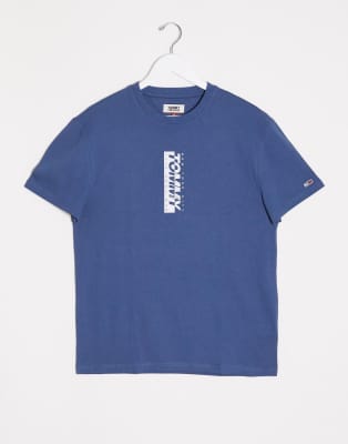 tommy jeans blue t shirt