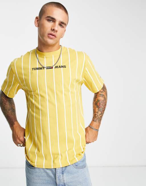 Tommy jeans store shirt yellow