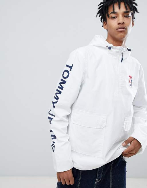 Tommy Jeans Veste capuche enfiler avec logo sur la manche