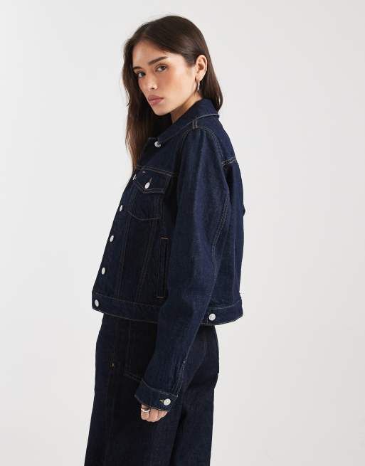 Tommy Jeans - Veste camionneur classique en jean - Bleu délavé, 3 de 4