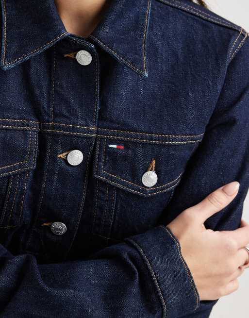Tommy Jeans - Veste camionneur classique en jean - Bleu délavé, 4 de 4
