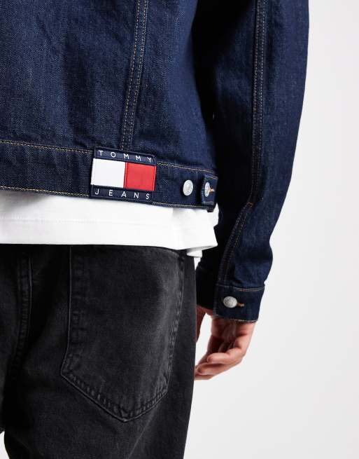 Tommy Jeans - Veste camionneur en jean - Bleu délavé, 5 de 6