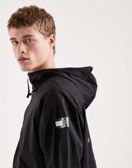 Tommy Jeans - Veste coupe-vent à logo signature - Noir, 4 de 5