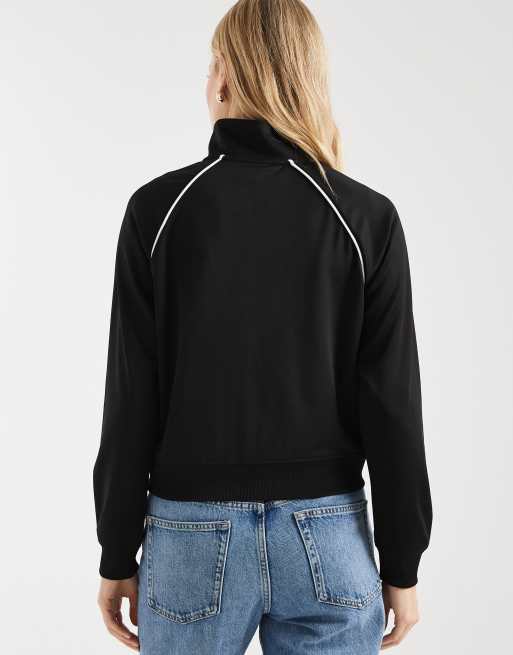 Tommy Jeans - Veste de survêtement style sport avec écusson - Noir, 4 de 4