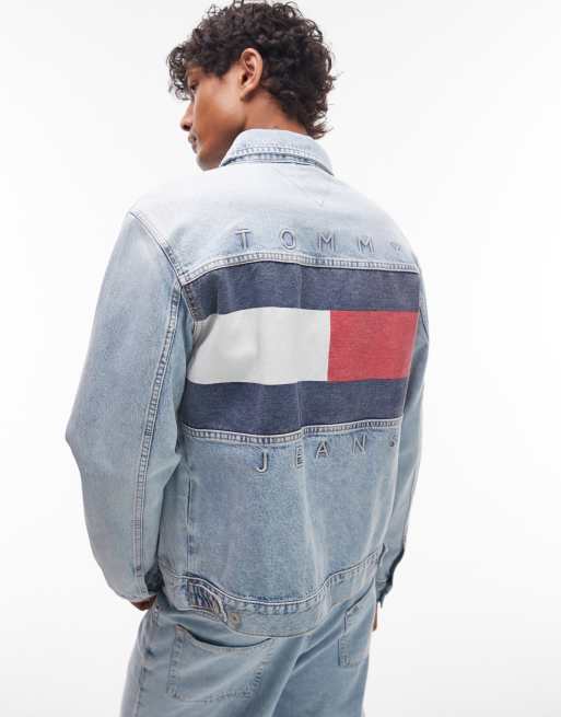 Tommy Jeans Veste Jean Homme Oversize Tommy Jeans Veste En Jean