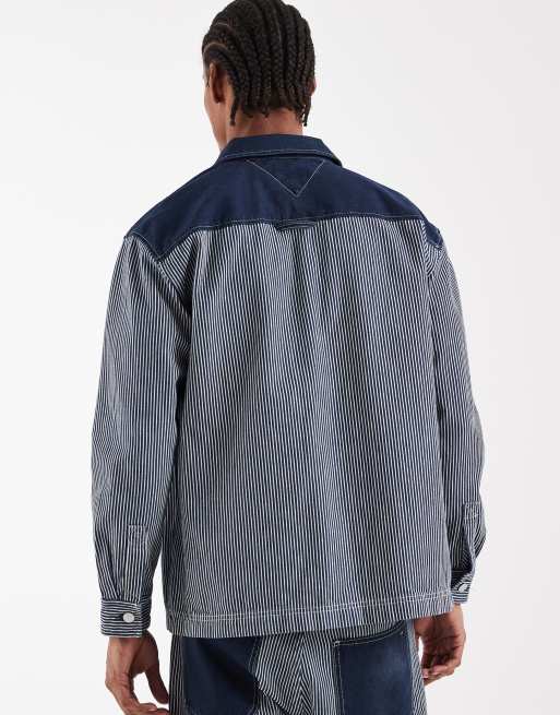 Tommy Jeans - Veste en jean d'ensemble - Bleu foncé délavé, 3 de 5