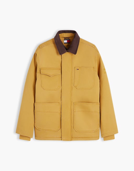 Tommy Jeans veste utilitaire décontractée à col contrastant en grain ancien, 6 de 7