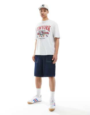 Tommy Jeans Explorer 2 Oversized T Shirt Grey In Gray