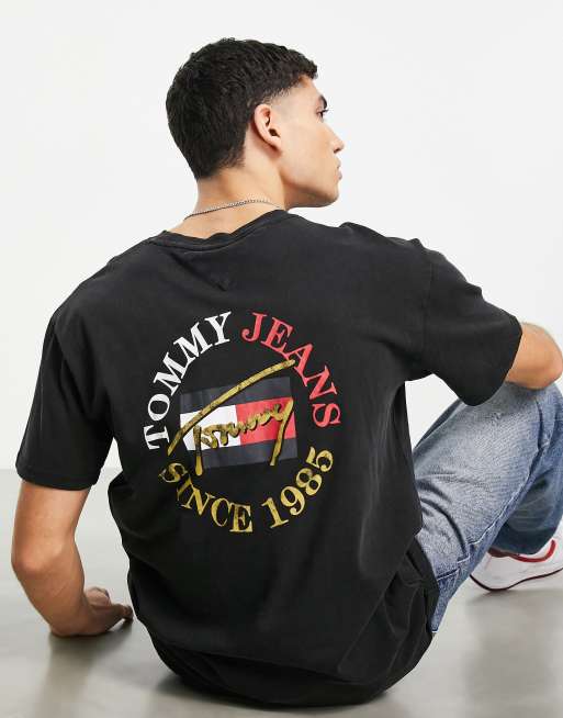 Tommy jeans retro logo tee sale