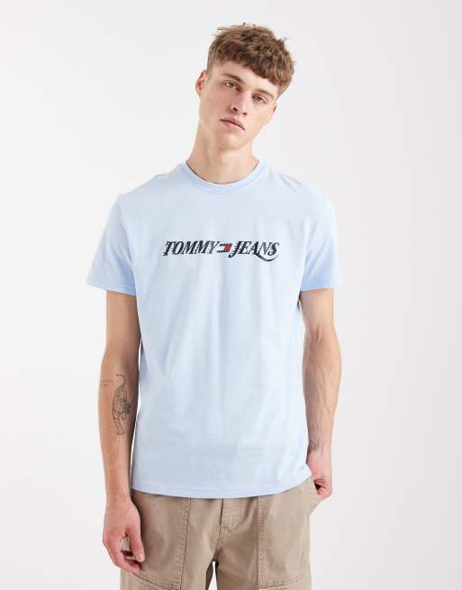Tommy Jeans - Vintage T-shirt in lichtblauw