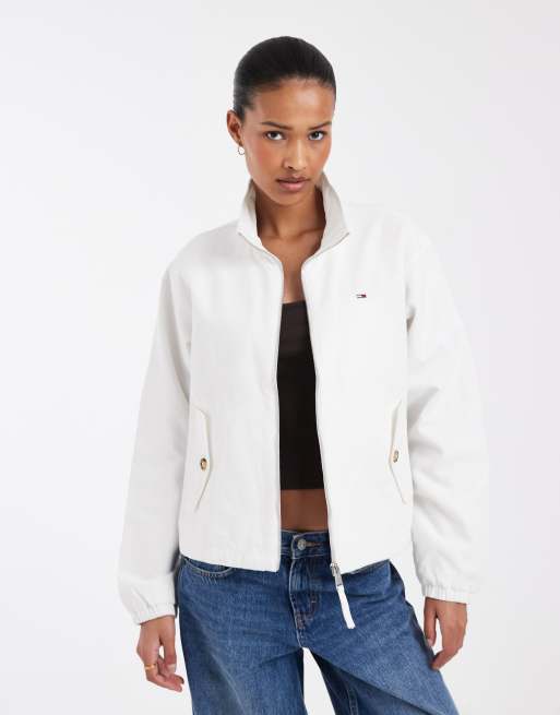 Tommy Jeans – Vit jacka i bomull, 2 av 4