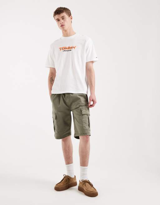 Tommy Jeans – Vit t-shirt med logga i 90-talsstil, 2 av 5